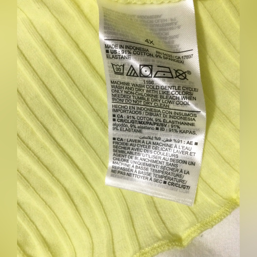 Lot of 5 Old Navy Ribbed Cropped Cami Tank Top Assorted Colors Size 4X NWOT - Picture 13 of 14